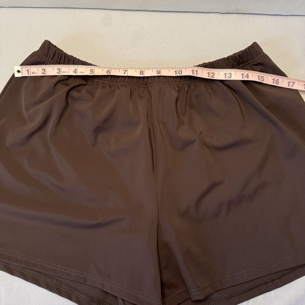 Suit Yourself Women’s Swim Shorts Brown Size 16-Modest Swim Bottoms Beach Pool - Picture 2 of 7